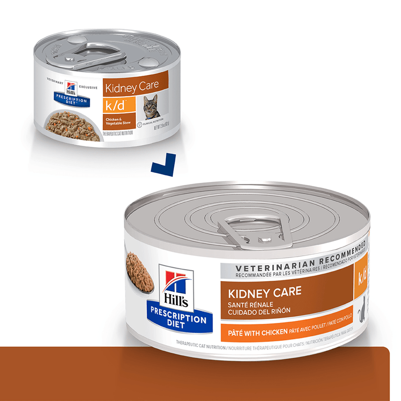 Hills Prescription Diet Gato Cuidado del Riñon k/d 5.5 oz