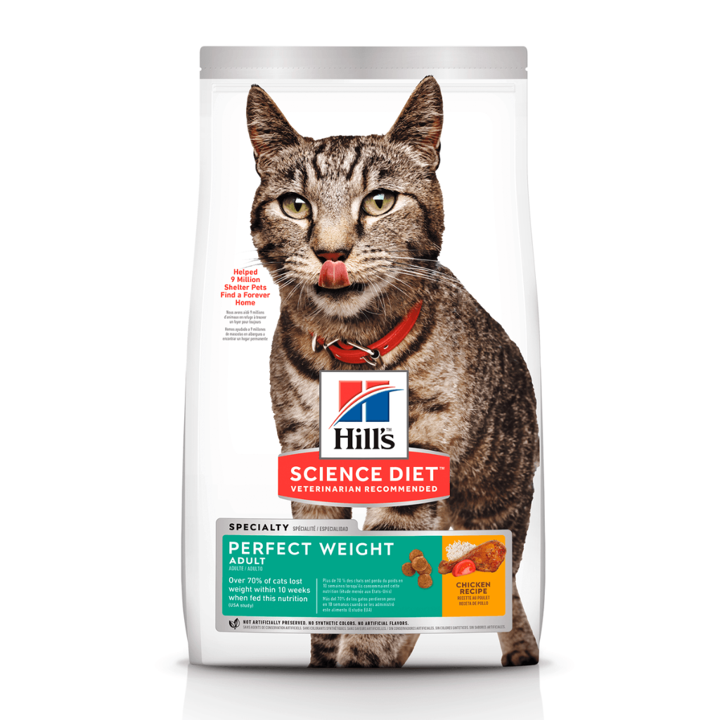 Alimento Seco para Gatos - Hills Science Diet Perfect Weight Adult