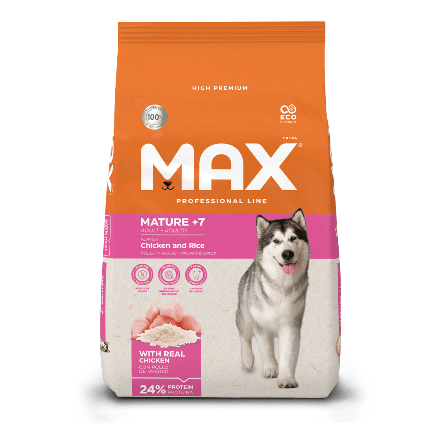 Alimento Seco para Perro - Max Professional Line Mature +7
