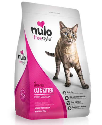 Nulo Cat Grain Free Gatitos & Gatos Pollo y Bacalao