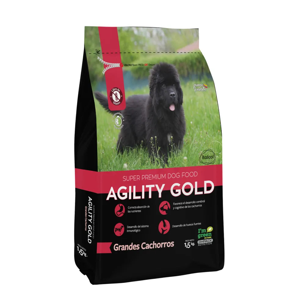 Alimento Seco Perros - Agility Gold Grandes Cachorros