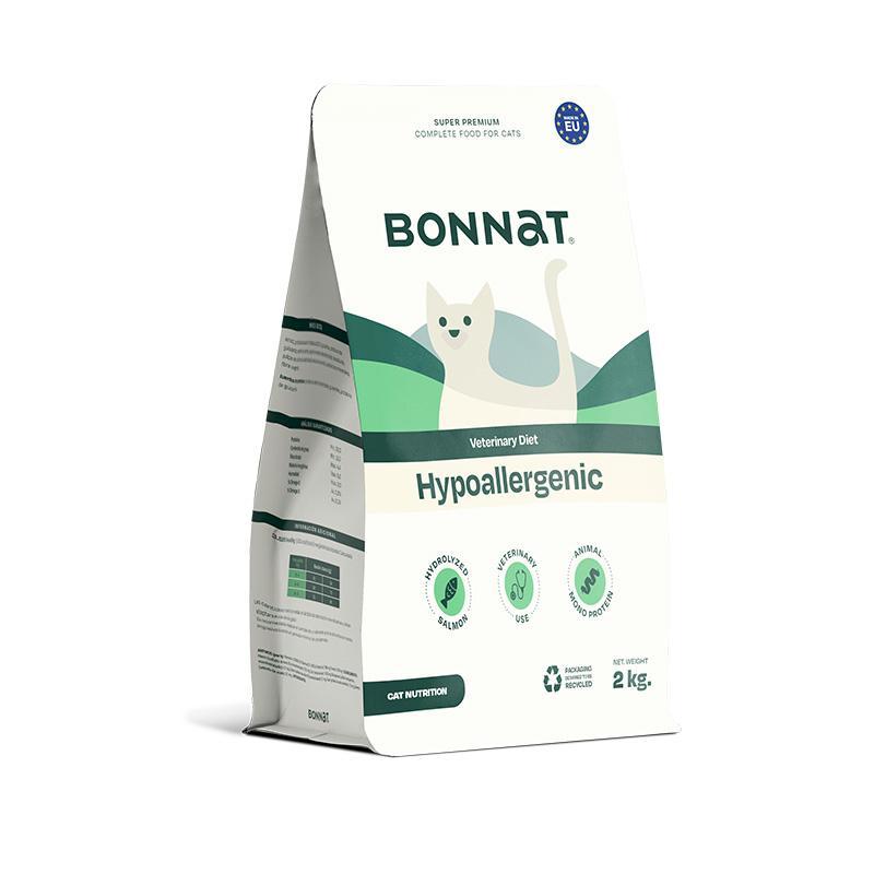 Alimento Seco para Gato - Bonnat Veterinary Diet Hypoallergenic