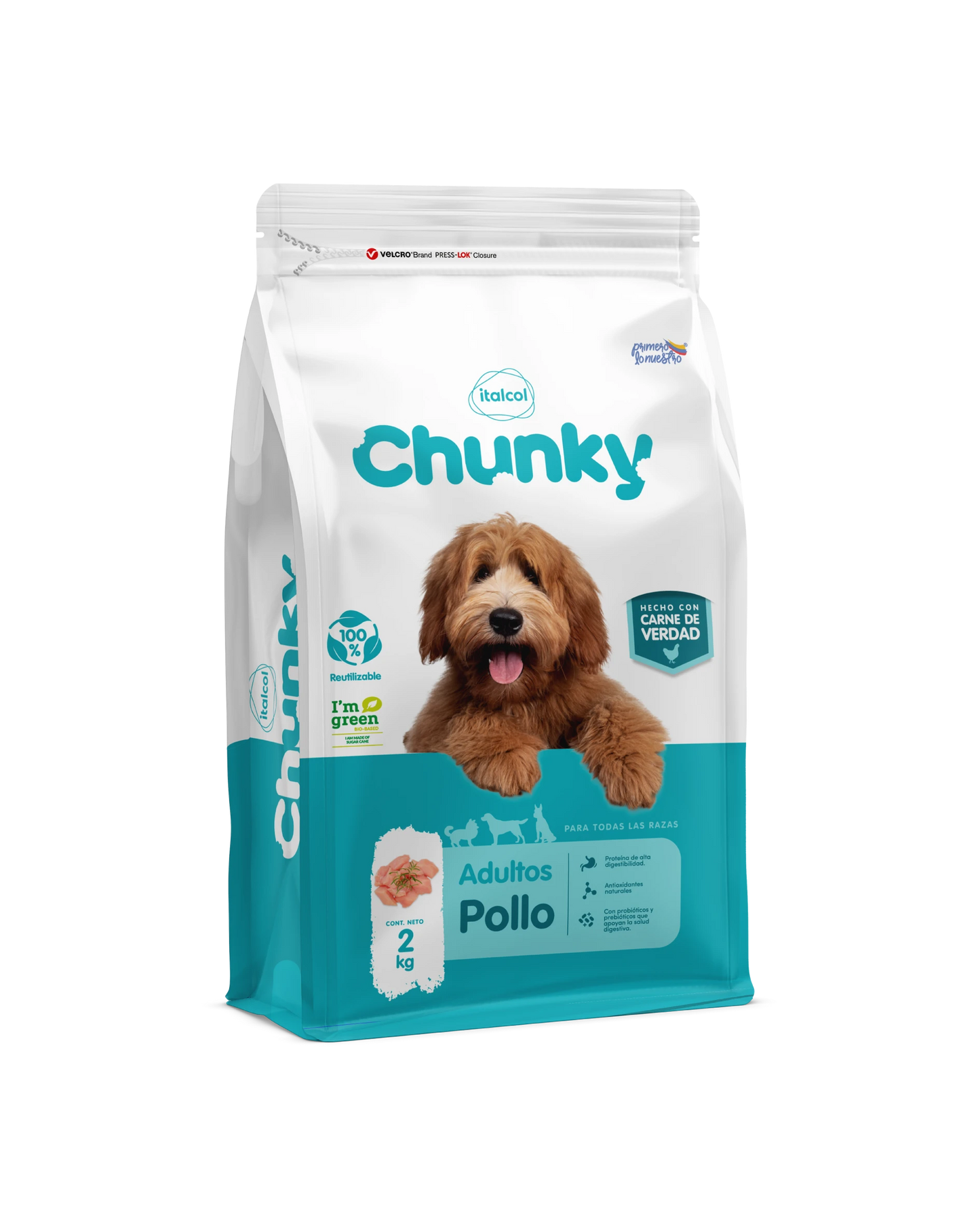 Alimento Seco para Perro - Chunky Adultos Pollo