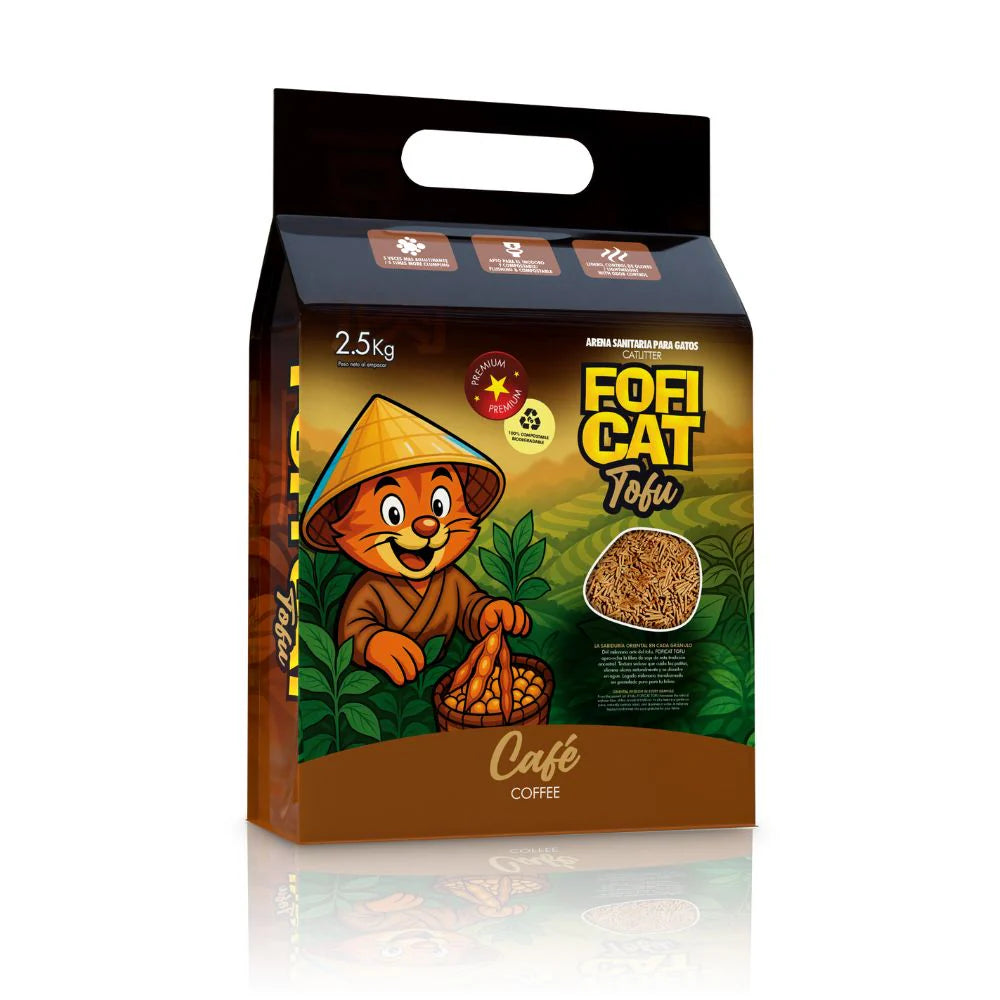 Arena para Gato - Fofi Cat Tofu Cafe 2.5 kg