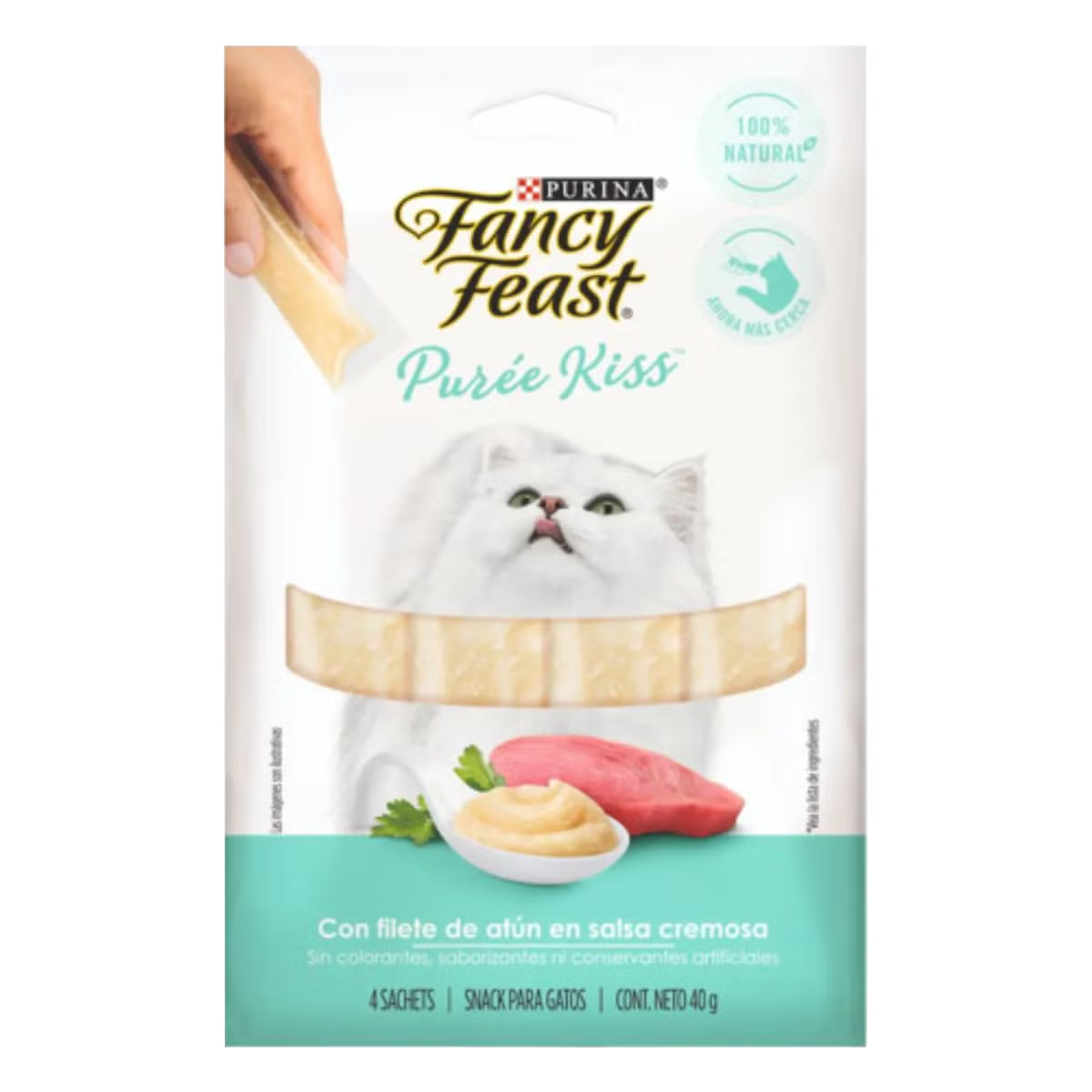 Snack para Gato - Fancy Feast Puree Kiss con Atun