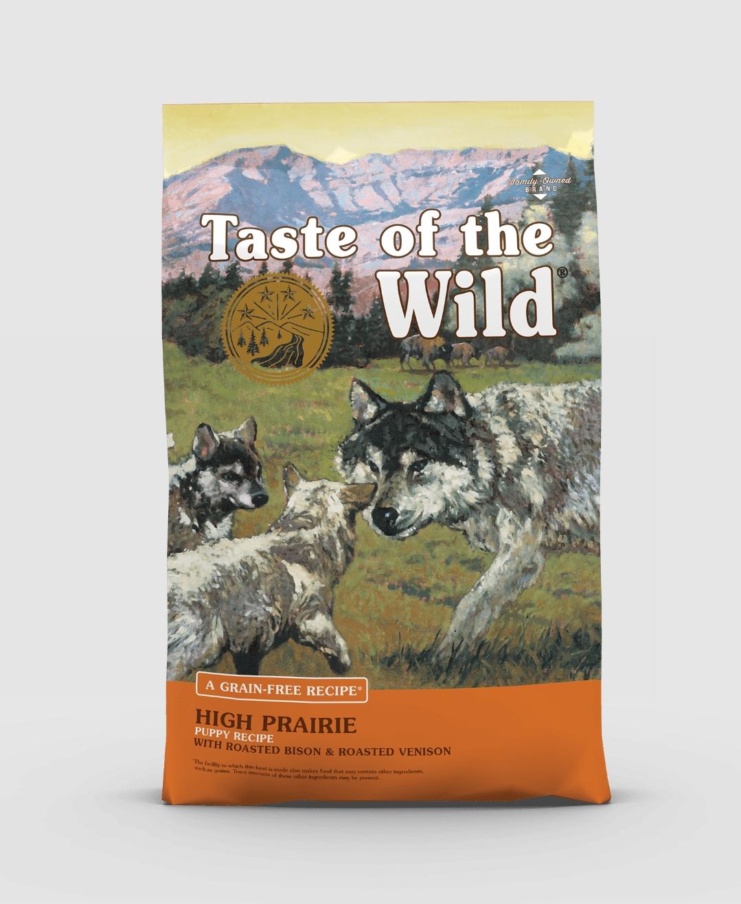 Taste of the Wild High Prairie Puppy Recipe with Roasted Bison & Roasted Venison