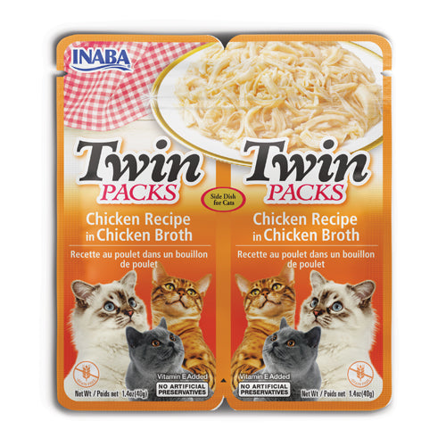 Snack para Gato - Twin Packs Chicken Recipe in Chicken Broth 80 gr