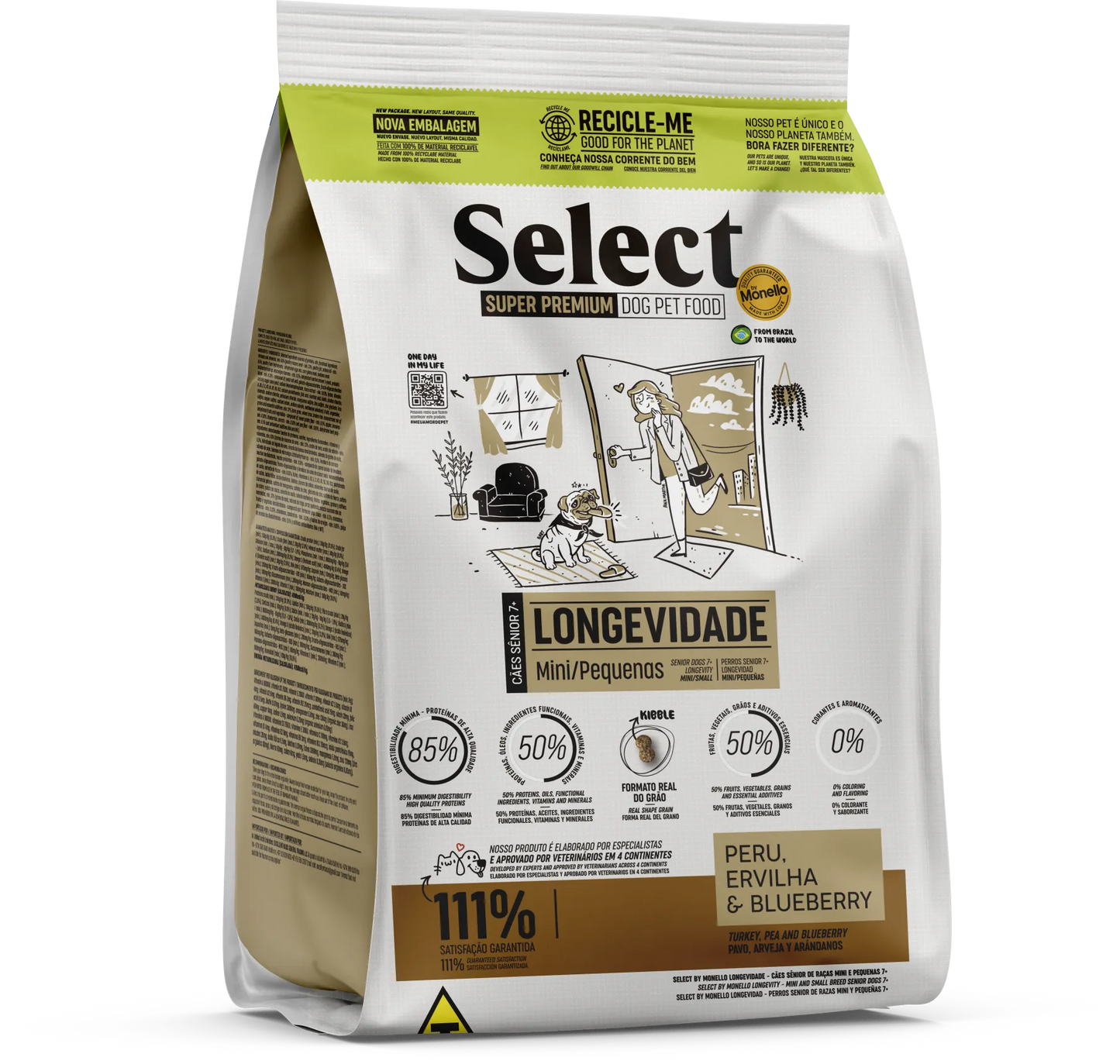 Monello Select Longevidad +7 Razas Mini/Pequeñas - 2 Kg
