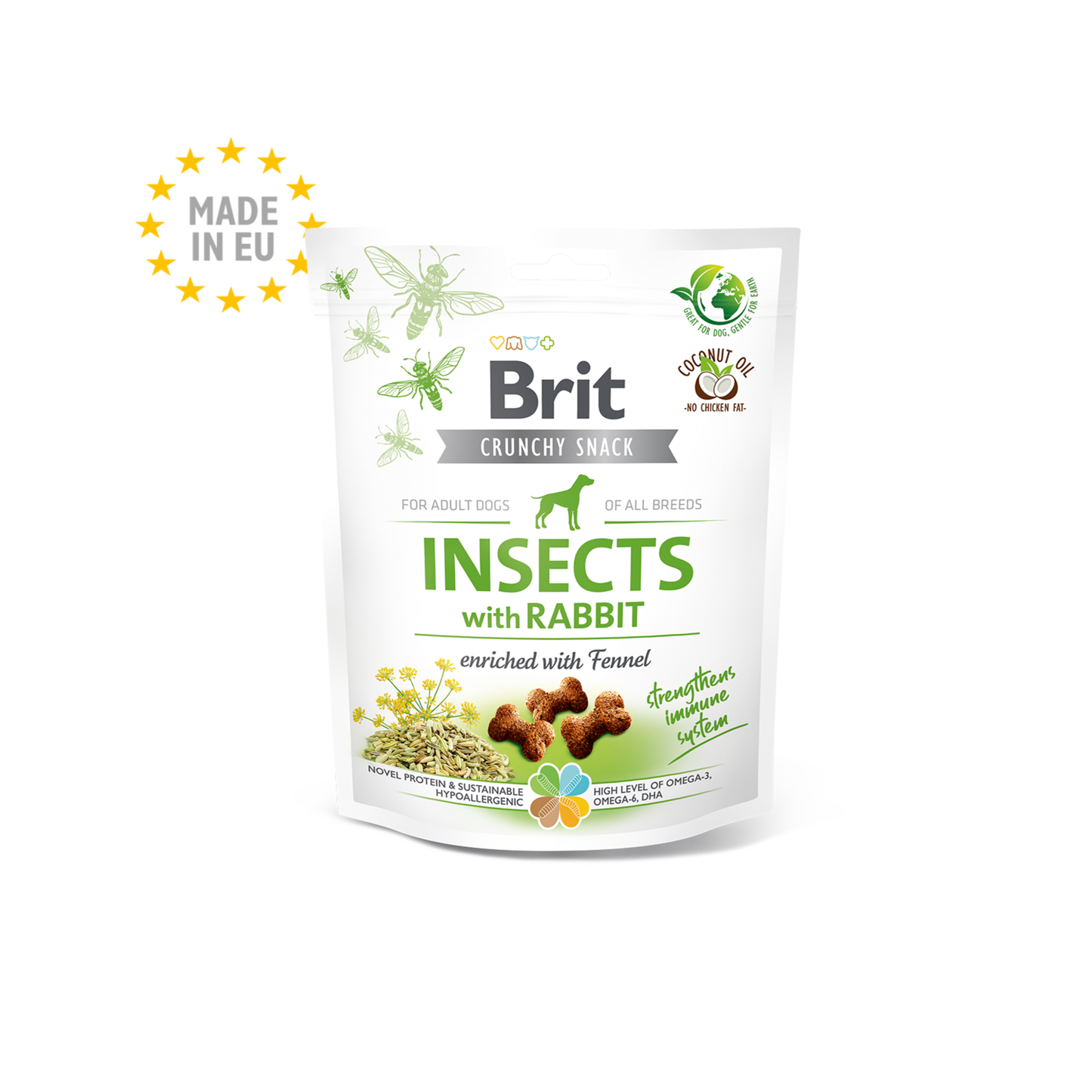 Snack para Perro - Brit Care Insects With Rabbit 200 gr