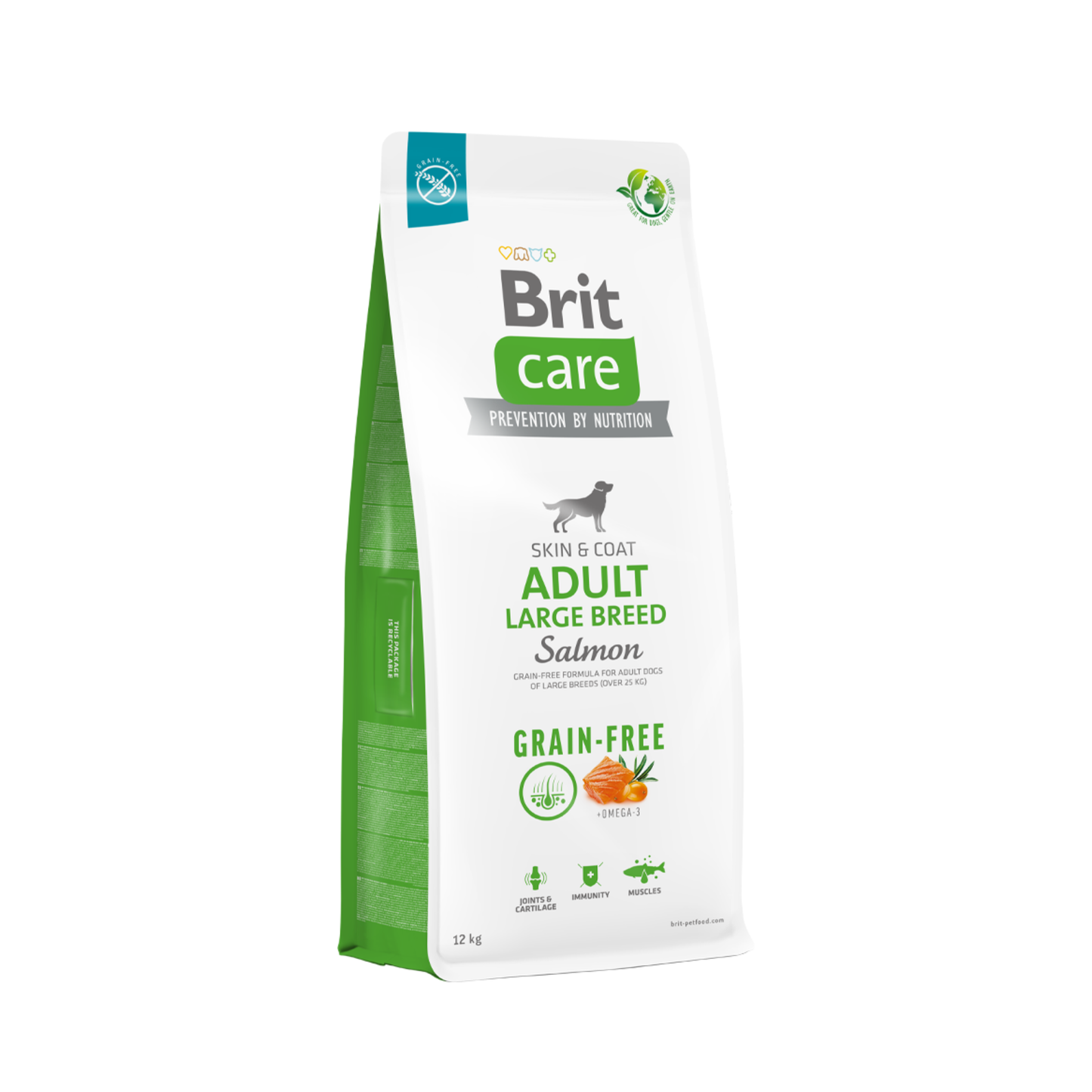 Alimento Seco para Perro - Brit Care Grain Free Adult Large Breed Salmon