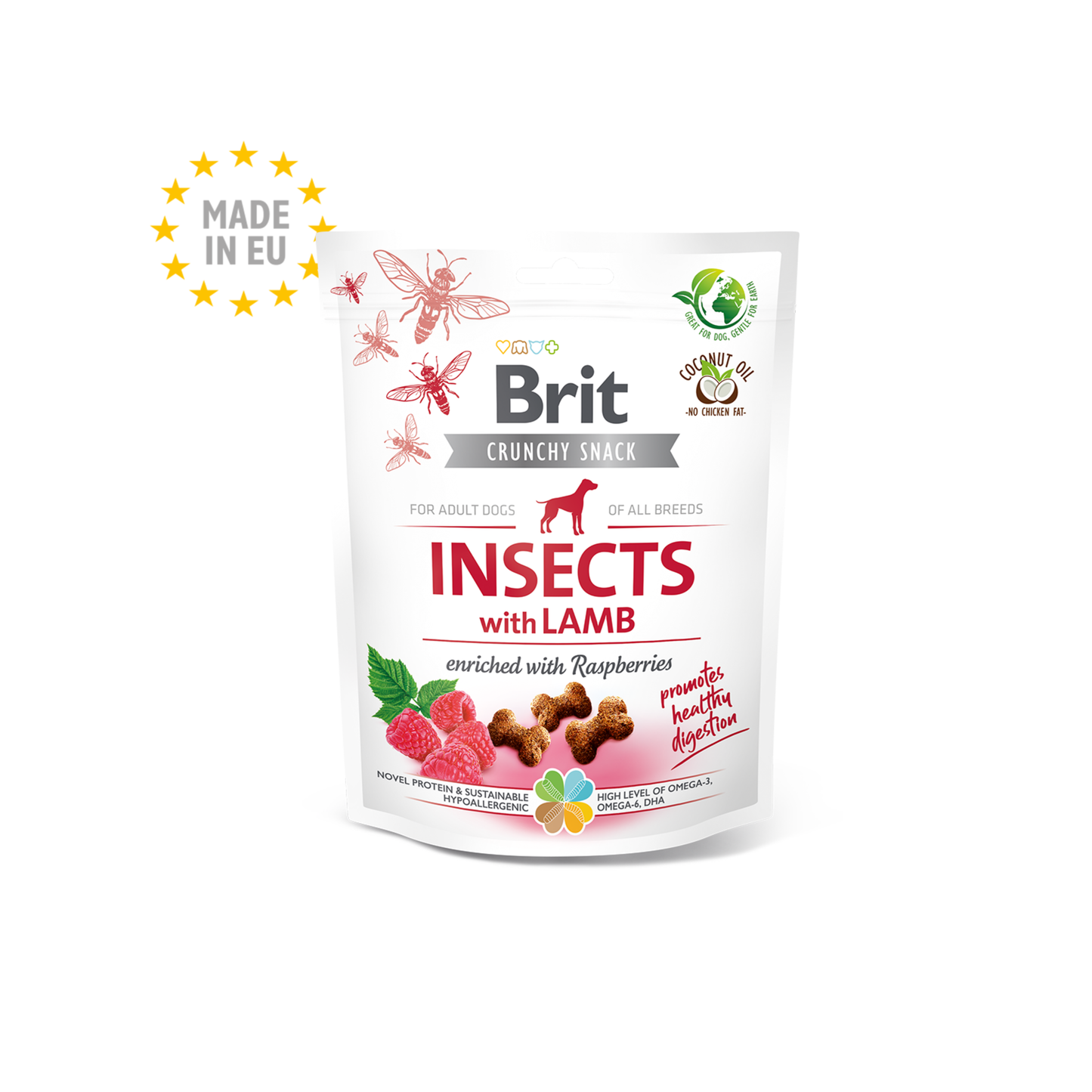 Snack para Perro - Brit Care Insects with Lamb 200 gr