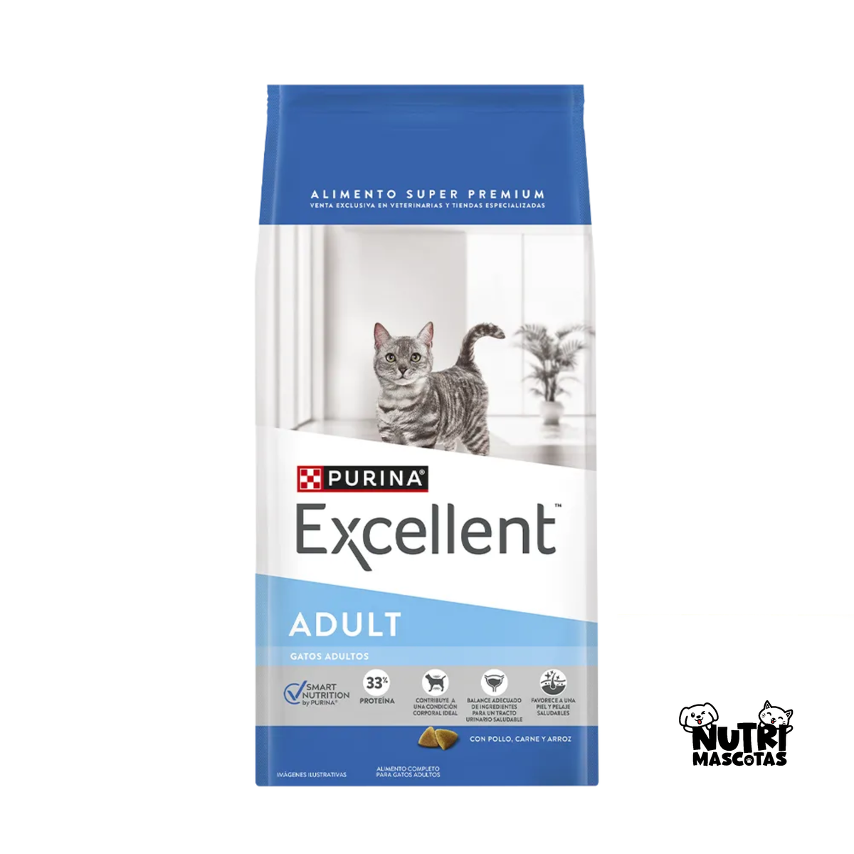 Alimento Seco para Gato - Excellent Adult