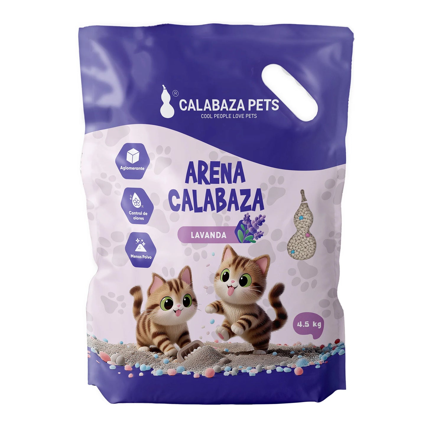 Arena para Gato - Calabaza Pets Lavanda