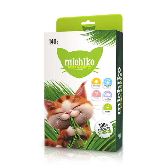 Hierba para Gatos - Kit de Siembra Michiko