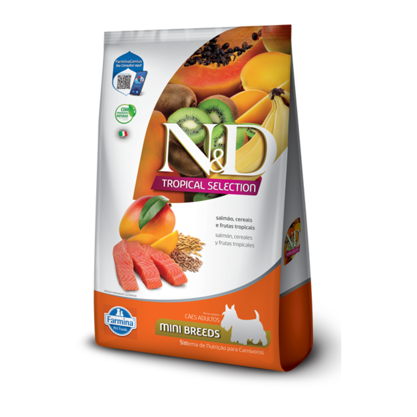 Alimento Seco para Perro - N&D Tropical Selection Adultos Mini Breeds Salmon