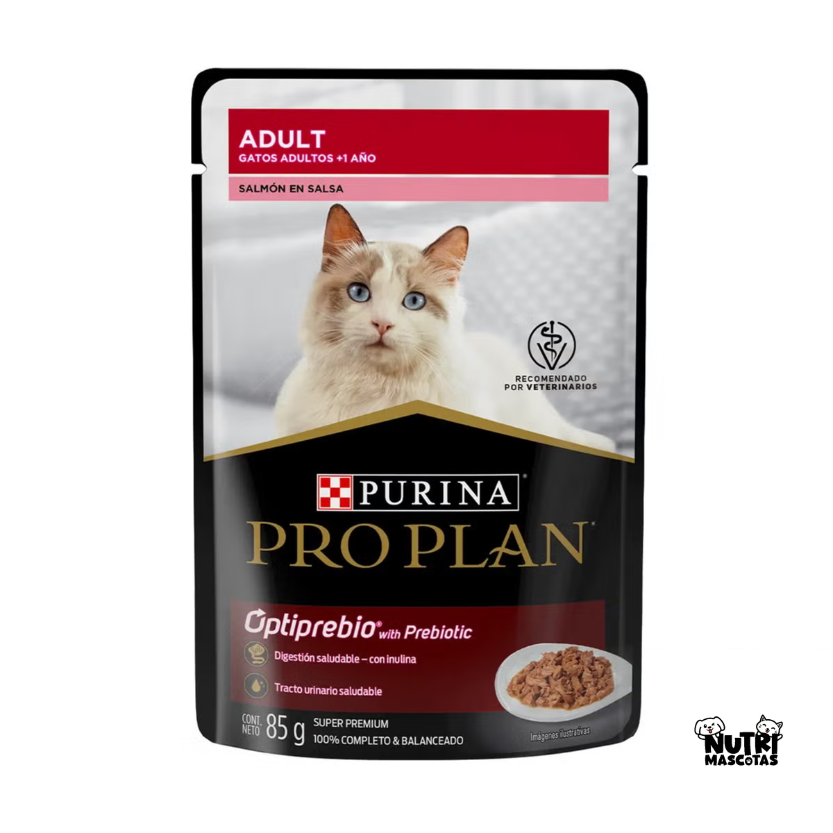 Alimento Húmedo para Gato - Pro Plan Adult Salmón