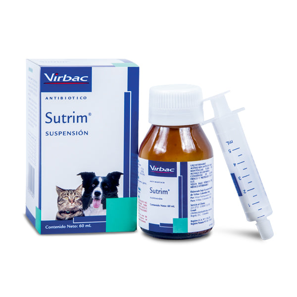 Antibiótico para Mascotas - Virbac Sutrim