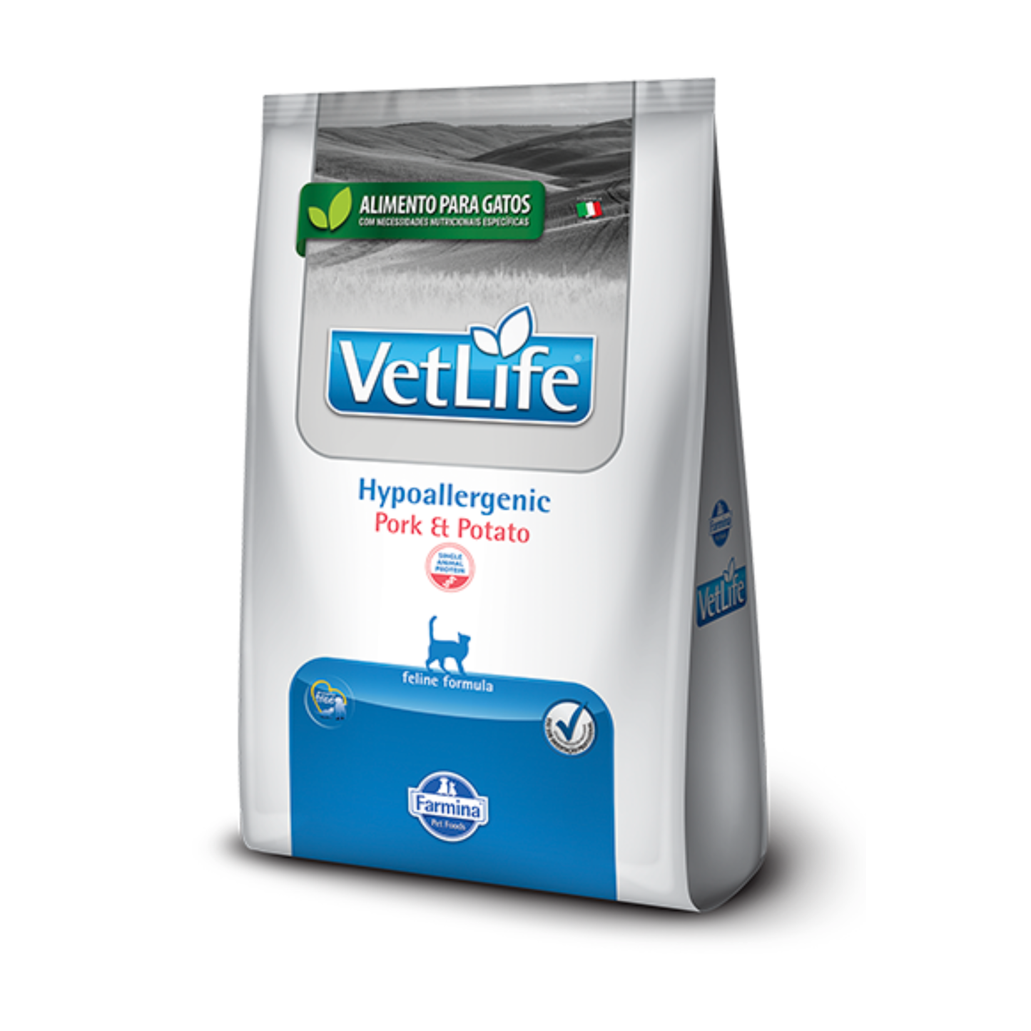Alimento Seco para Gato - Vet Life Hypoallergenic Pork & Potato