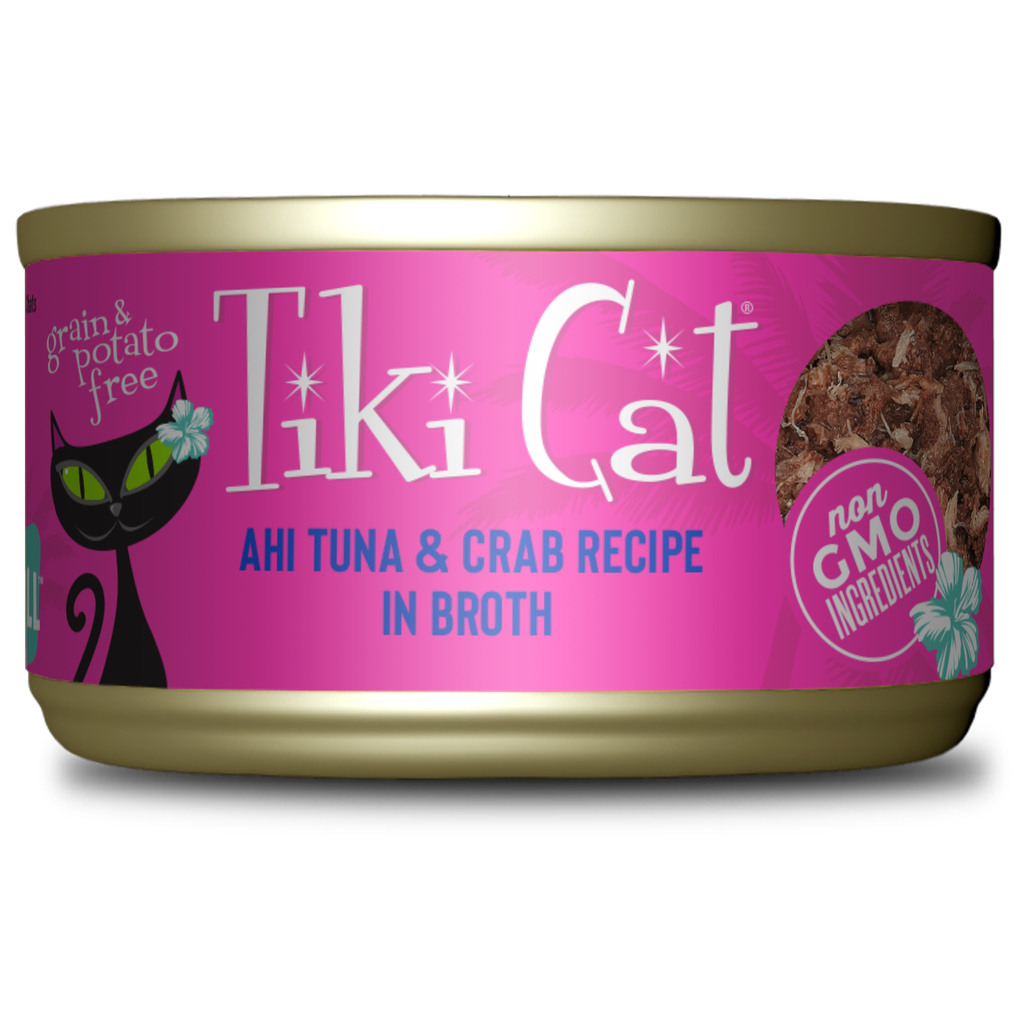 Alimento Húmedo para Gatos - Tiki Cat Grill Atún y Cangrejo x 80 gr