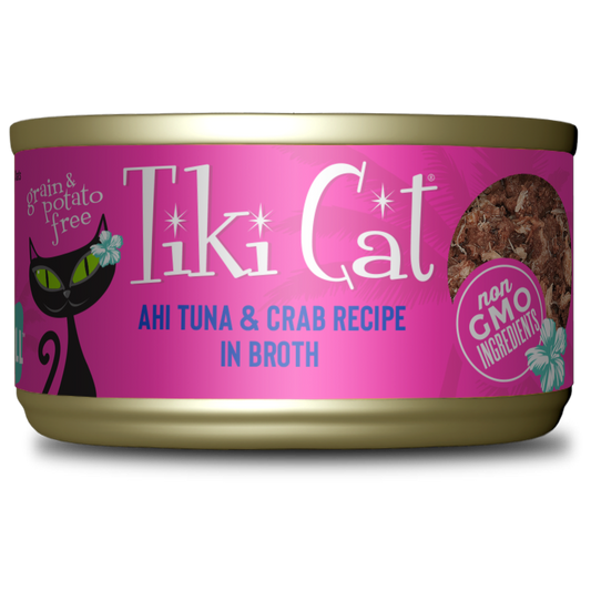 Alimento Húmedo para Gatos - Tiki Cat Grill Atún y Cangrejo x 80 gr