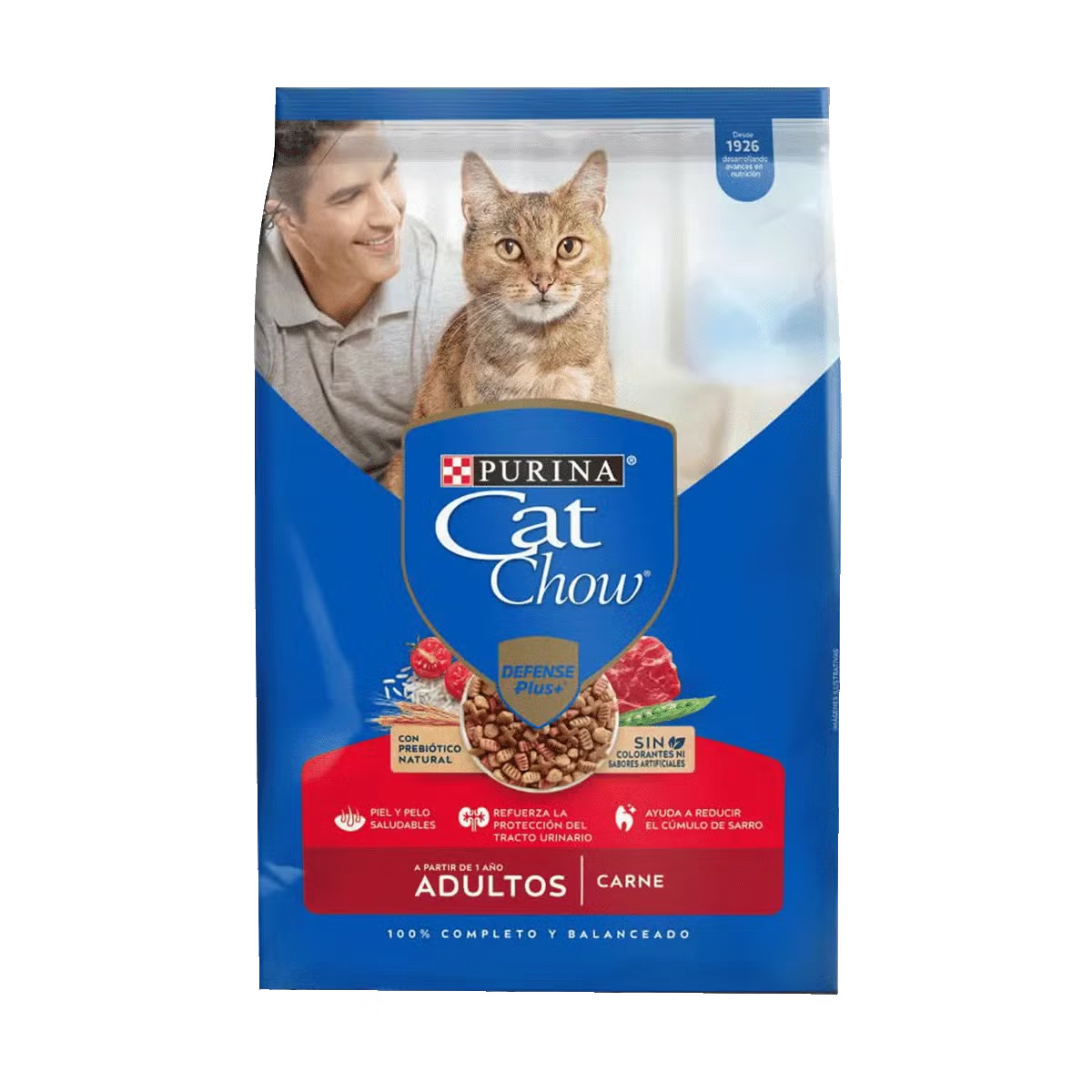 Alimento Seco para Gatos - Cat Chow Adultos Carne