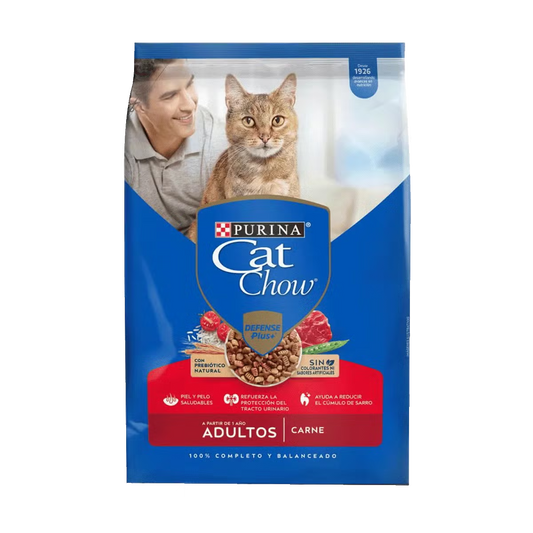 Alimento Seco para Gatos - Cat Chow Adultos Carne