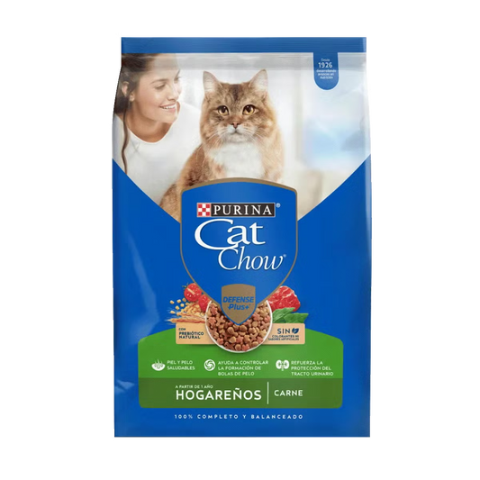Alimento Seco para Gatos - Cat Chow Hogareños Carne