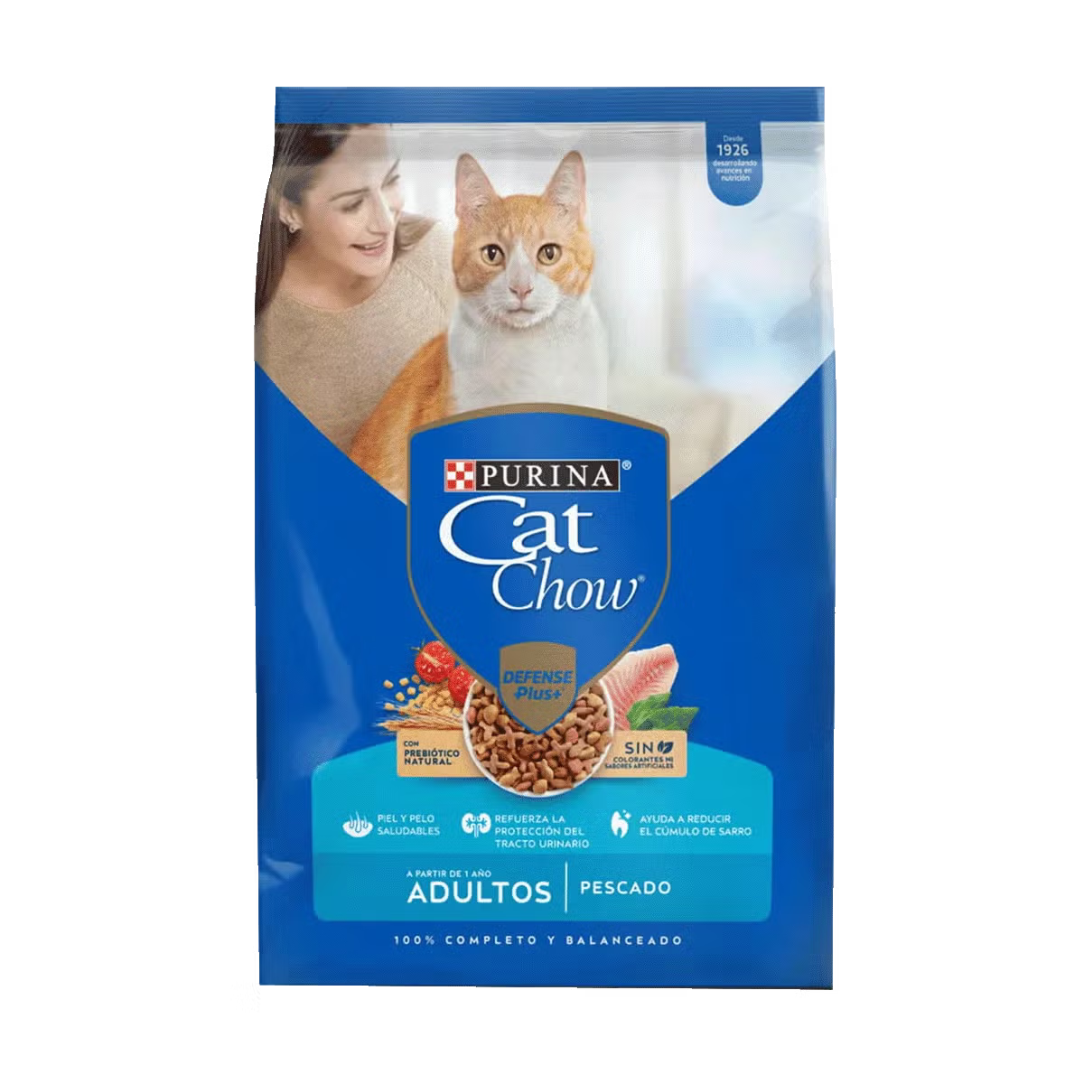 Alimento Seco para Gatos - Cat Chow Adultos Pescado