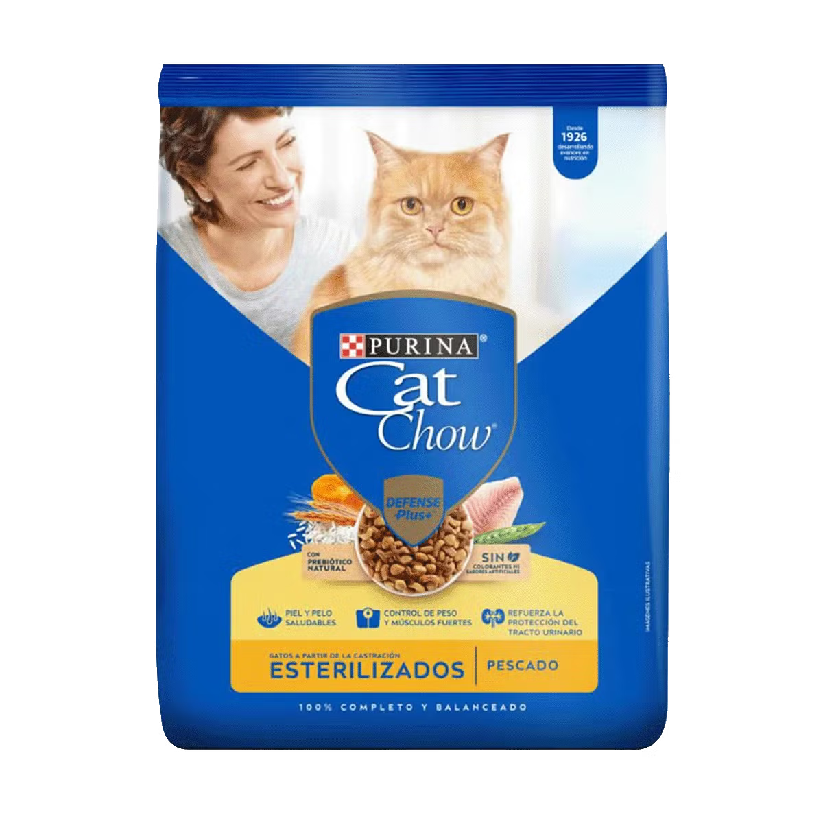 Alimento Seco para Gatos - Cat Chow Esterilizados Pescado