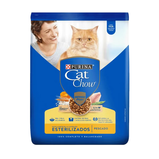Alimento Seco para Gatos - Cat Chow Esterilizados Pescado