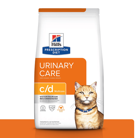 Alimento Seco para Gato - Hills Prescription Diet c/d Cuidado Urinario