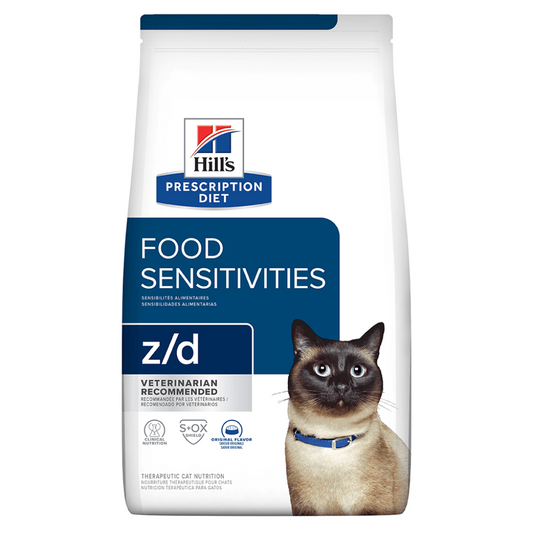 Alimento Seco Gatos - Hills Prescription Diet z/d Sensibilidades Alimentarias