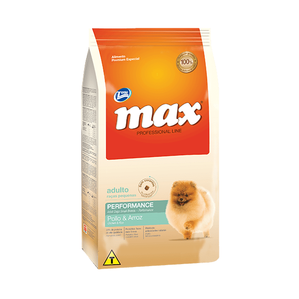 Max Adulto Razas Pequeñas Performance Pollo