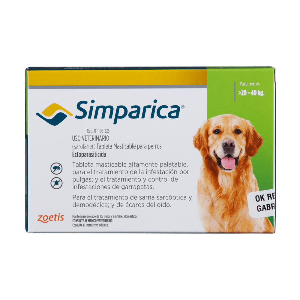 Antipulgas para Perro - Simparica