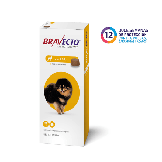Antipulgas y Garrapatas para Perro - Bravecto