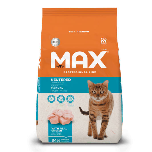 Alimento Seco para Gatos - Max Professional Line Castrados