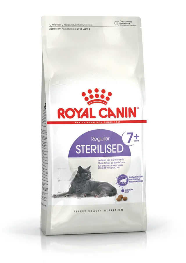 Alimento Seco para Gatos - Royal Canin Regular Sterilised 7+