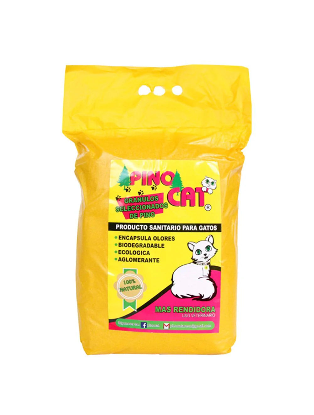 Arena para Gatos - Pino Cat x 3.7 Kg