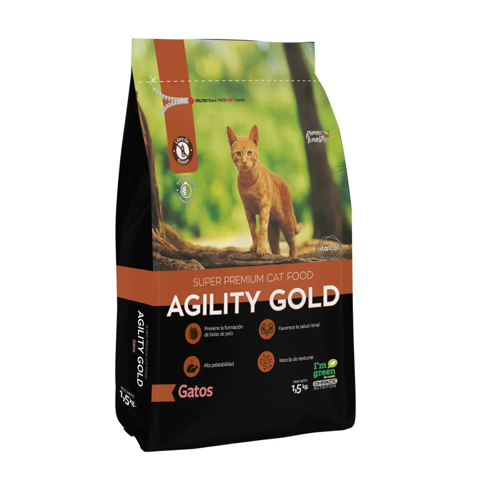 Alimento Seco Gatos - Agility Gold Gatos Adultos
