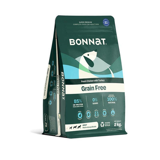 Alimento Seco para Perro - Bonnat Grain Free Medium/Large Breeds