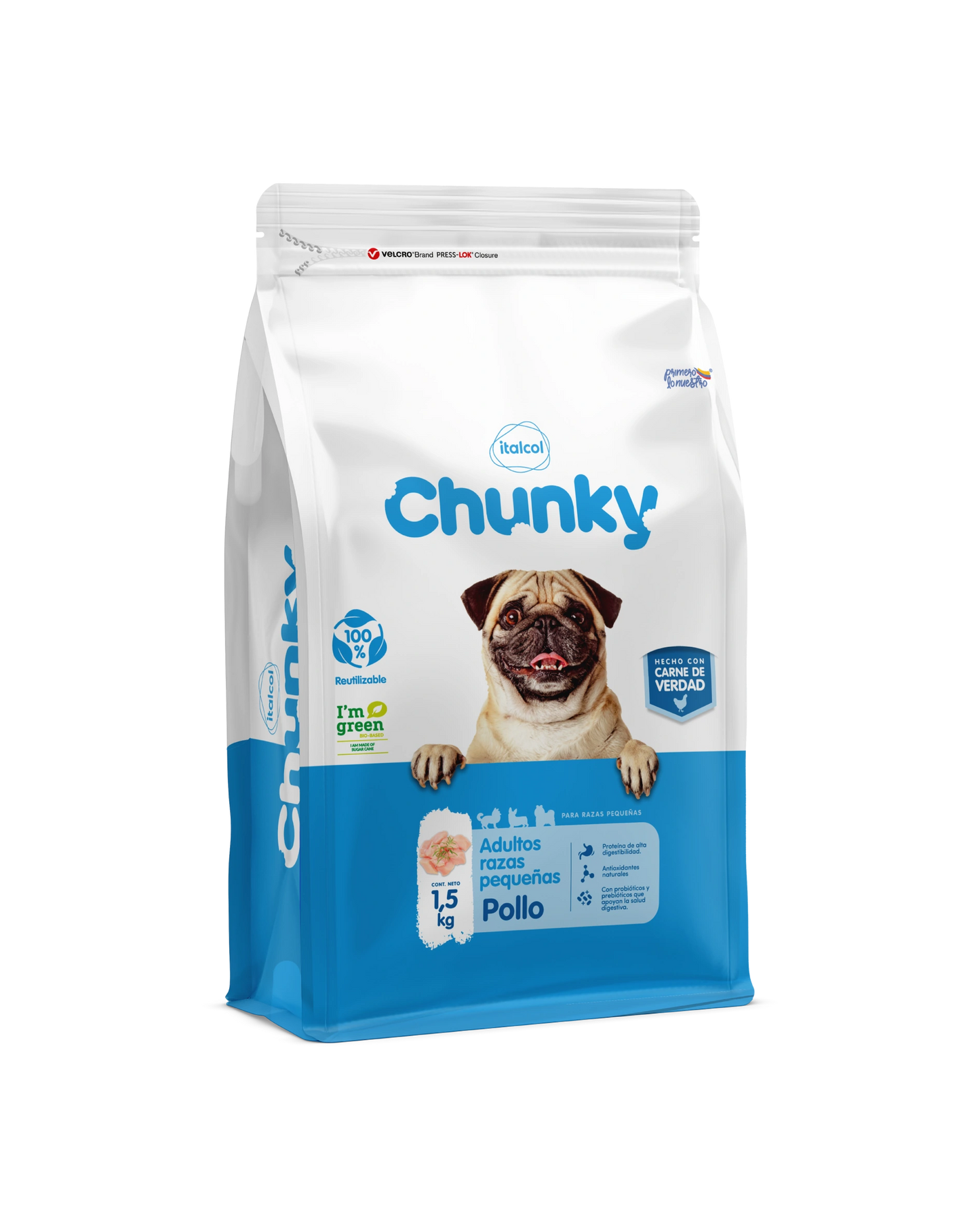 Alimento Seco para Perro - Chunky Adultos Razas Pequeñas