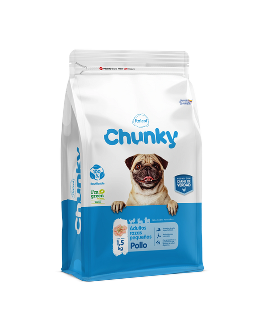 Alimento Seco para Perro - Chunky Adultos Razas Pequeñas