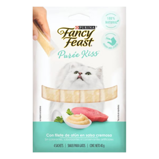Snack para Gato - Fancy Feast Puree Kiss con Atun