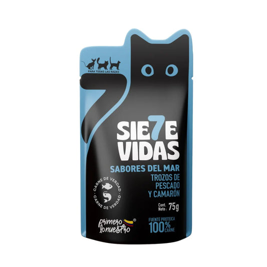 Alimento Húmedo para Gato - Siete Vidas Sabores del Mar