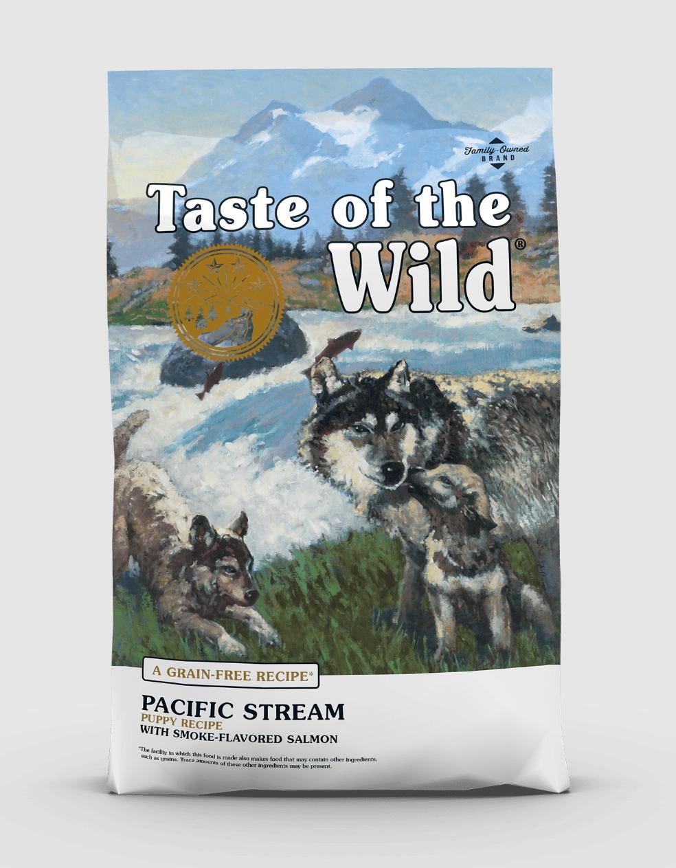 Taste of the Wild Pacific Stream Puppy Recipe with Smoke-Flavored Salmon