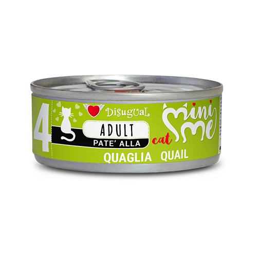 Alimento Húmedo para Gatos - Disugual 4 Codorniz x 85 gr