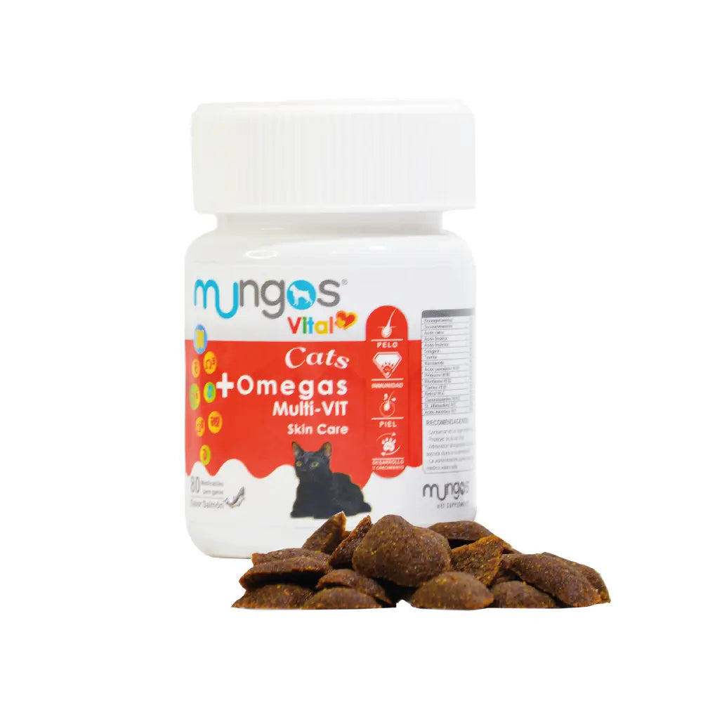 Suplemento para Gato - Mungos Vital Omega 3-6-9 80 Masticables