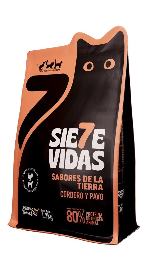 Alimento Seco para Gatos - SIete Vidas Sabores de la Tierra