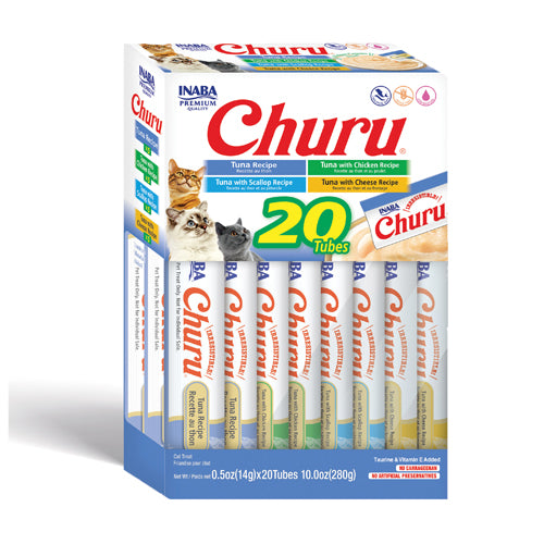 Snack para Gatos - Churu Box Tuna Variety 20 Unidades