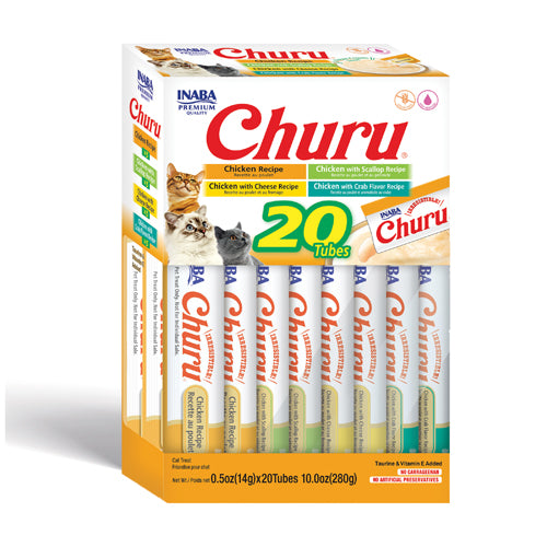Snack para Gatos - Churu Box Chicken Variety 20 Unidades